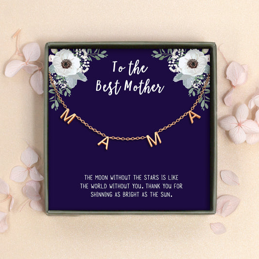 To the Best Mother MAMA Necklace