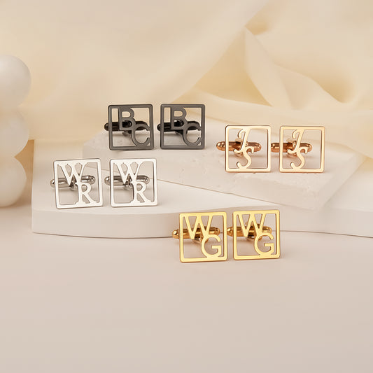 Custom Initial Cuff Links
