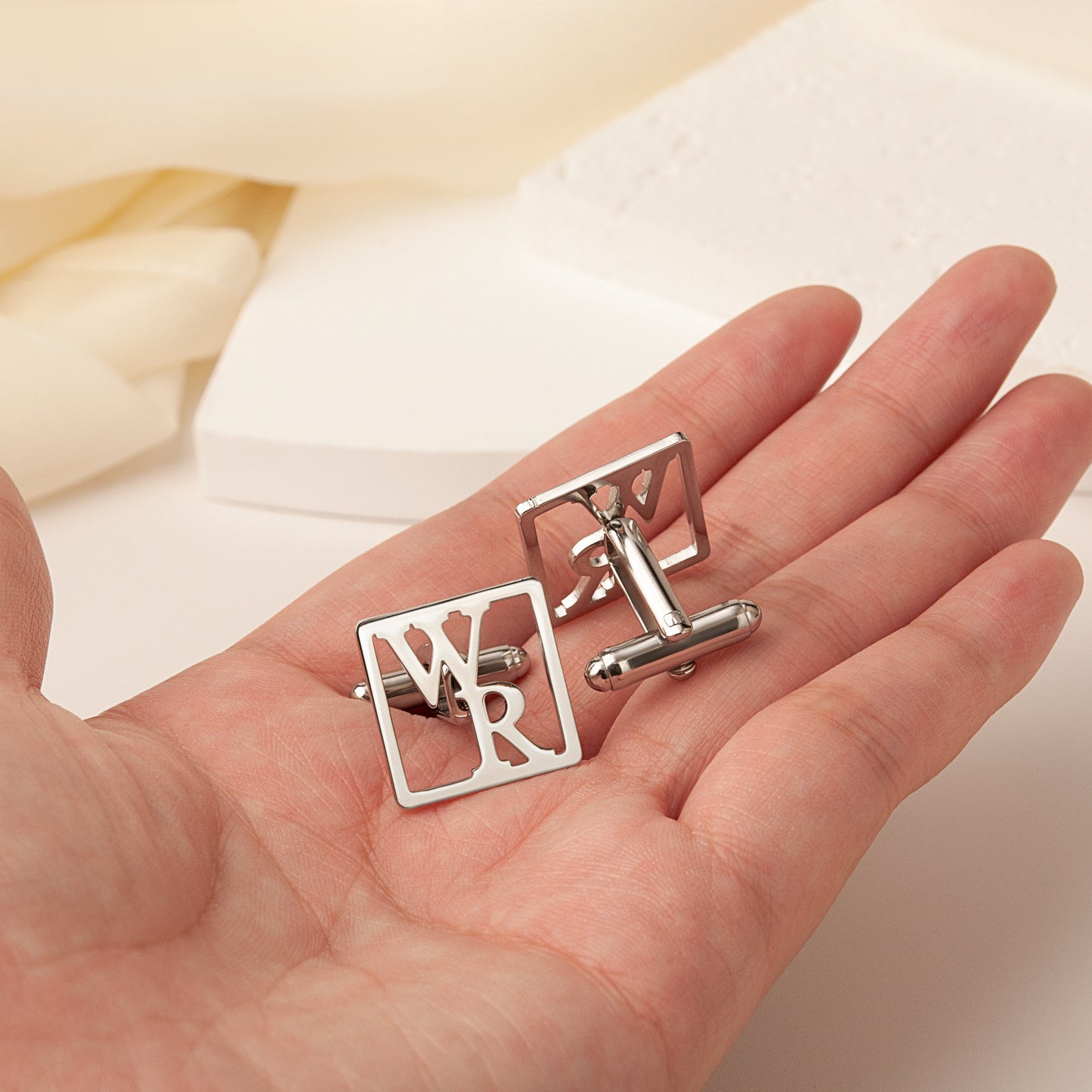Custom Initial Cuff Links