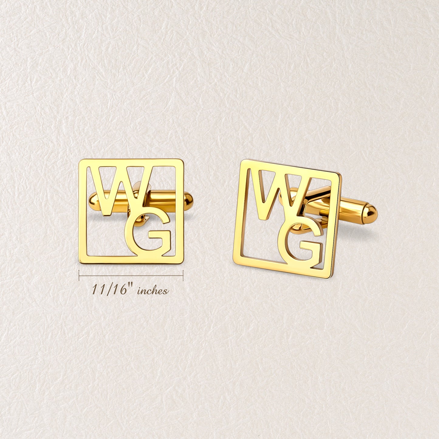 Custom Initial Cuff Links