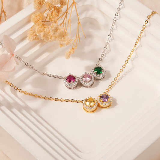 Sparkling Birthstone Necklace