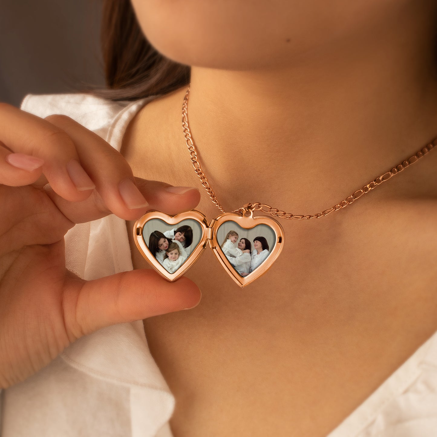 I Love You Hearts Photo Locket