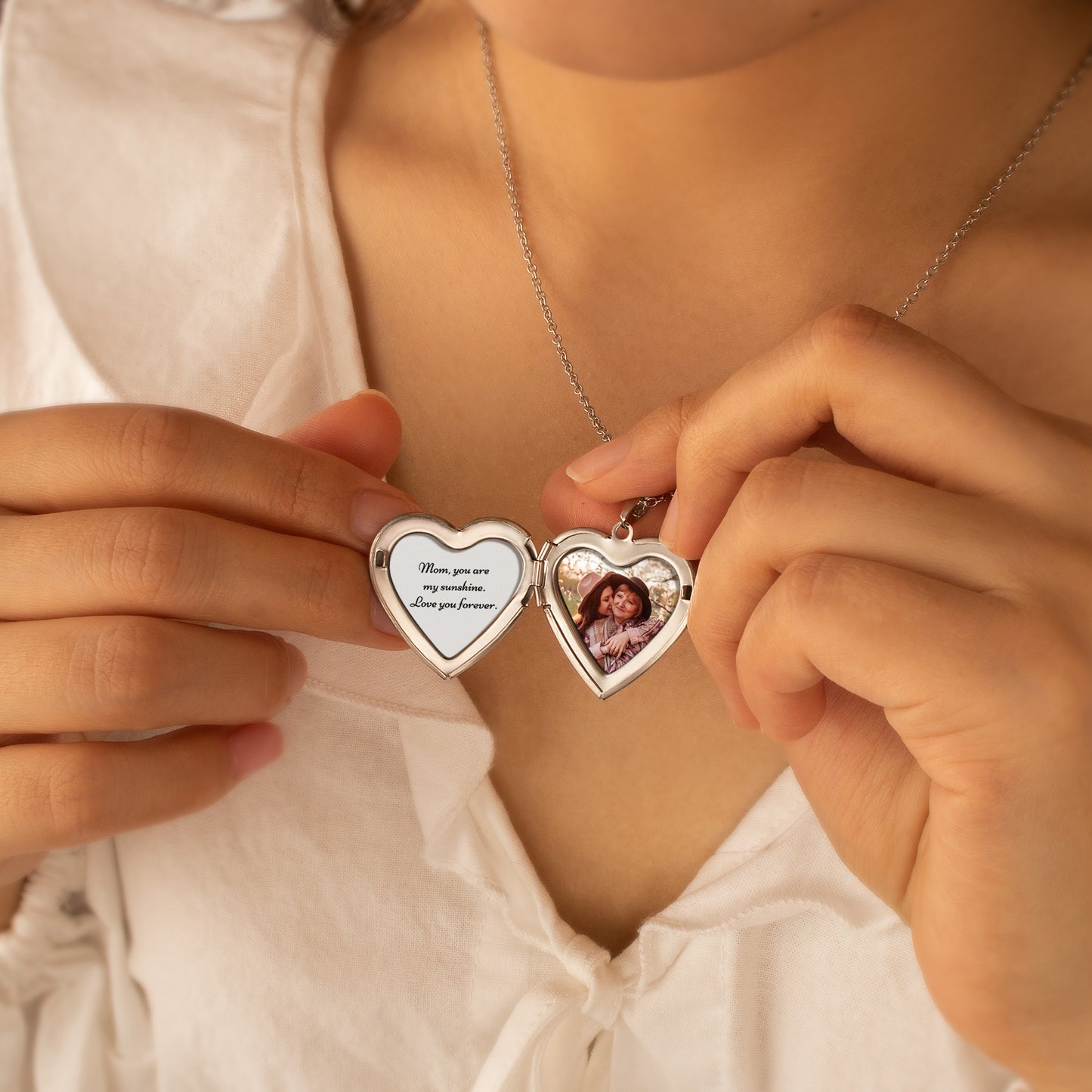 I Love You Hearts Photo Locket