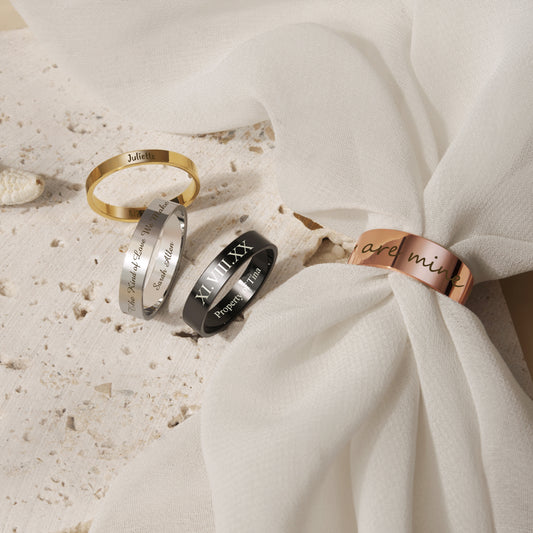 Personalized Stainless Steel Ring