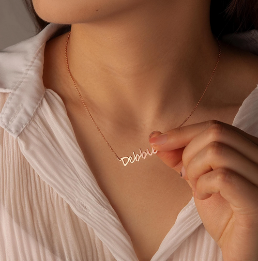 Custom Nameplate Necklace