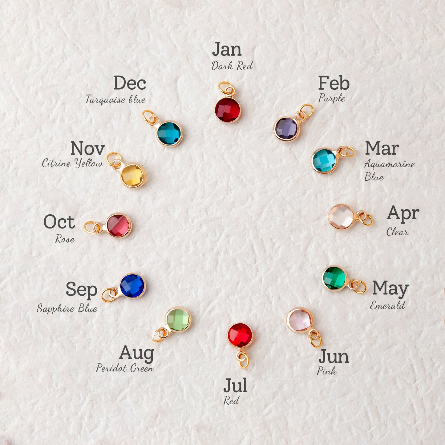 Add-on Birthstone Charm