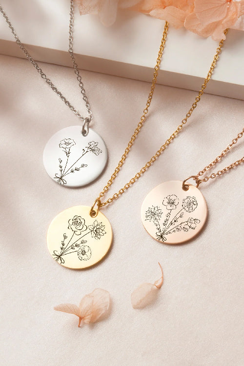 Birth Flower Jewelry