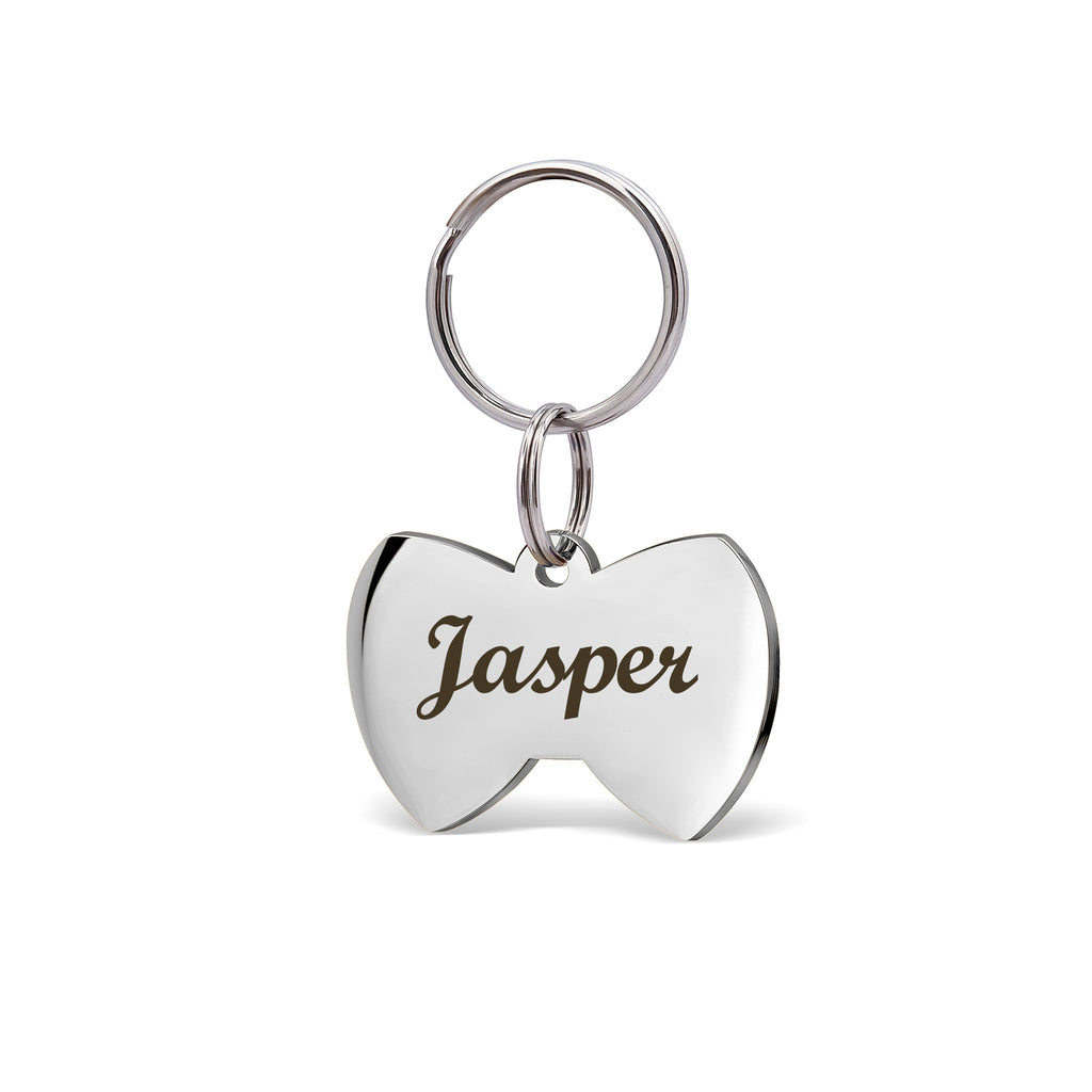 Bow Tie Pet ID Dog Tag
