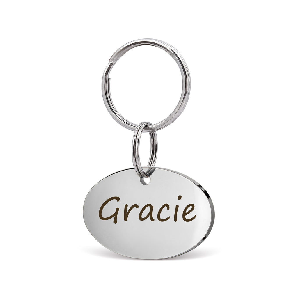 Oval Pet ID Dog Tag