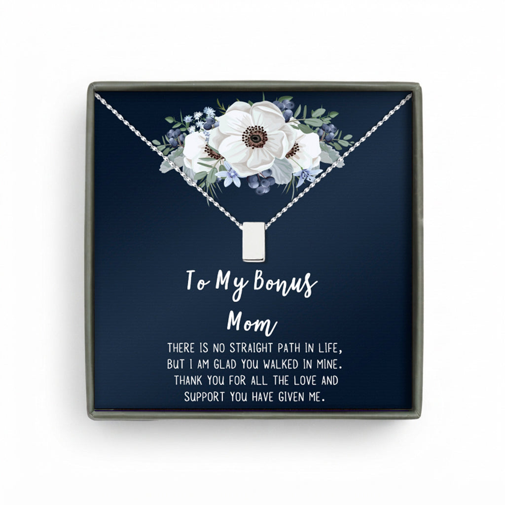 Other Mom Christmas Gift Necklace, Daughter to Stepmom Necklace Gift