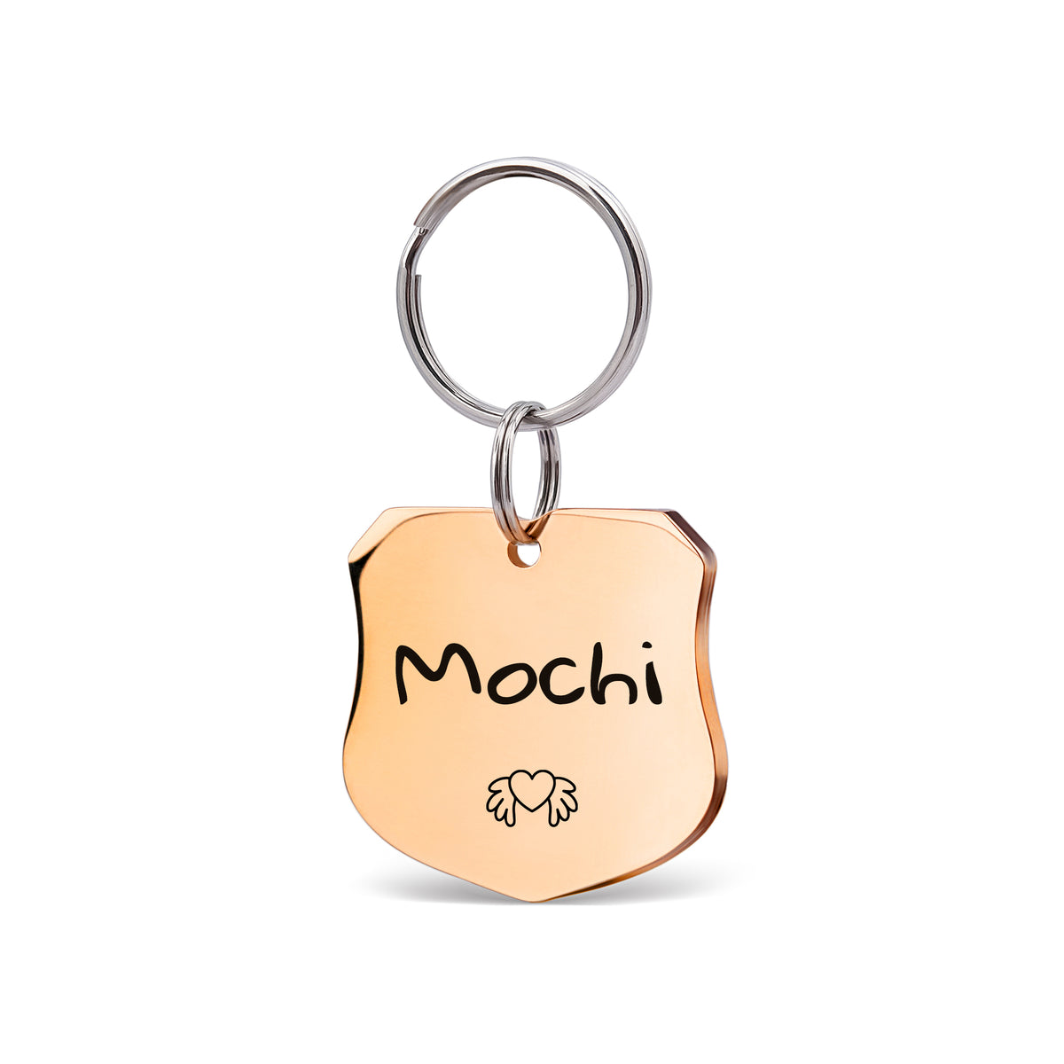 Custom Police Shield Shaped Pet ID Dog Tag