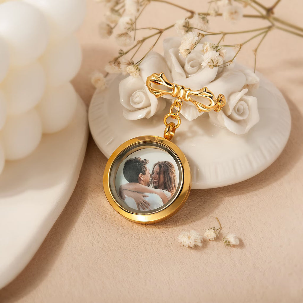 Graduation Lapel Photo Locket Pin