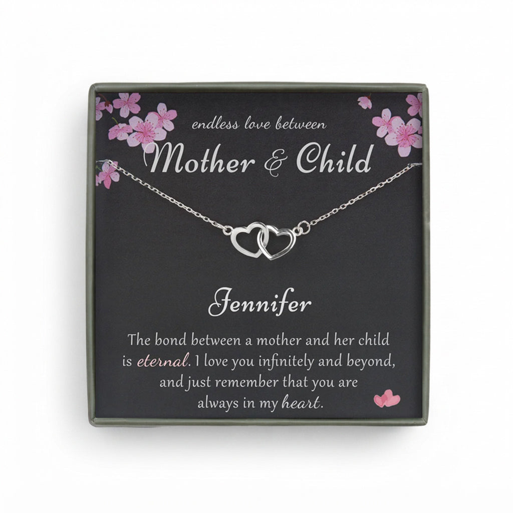 Endless Love Between Mother & Child Card and Necklace