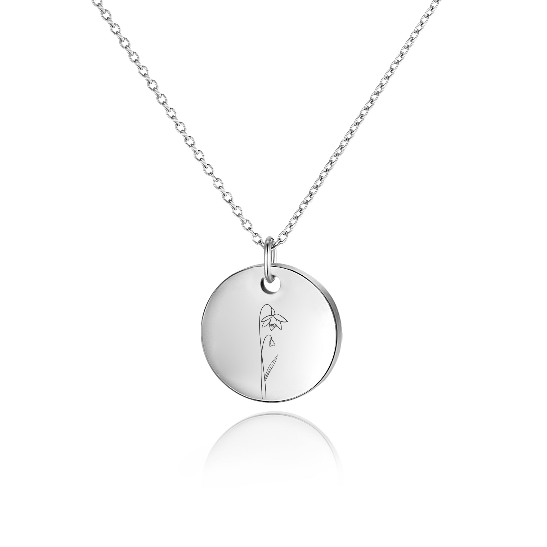 Custom Birth Flower Garden Necklace