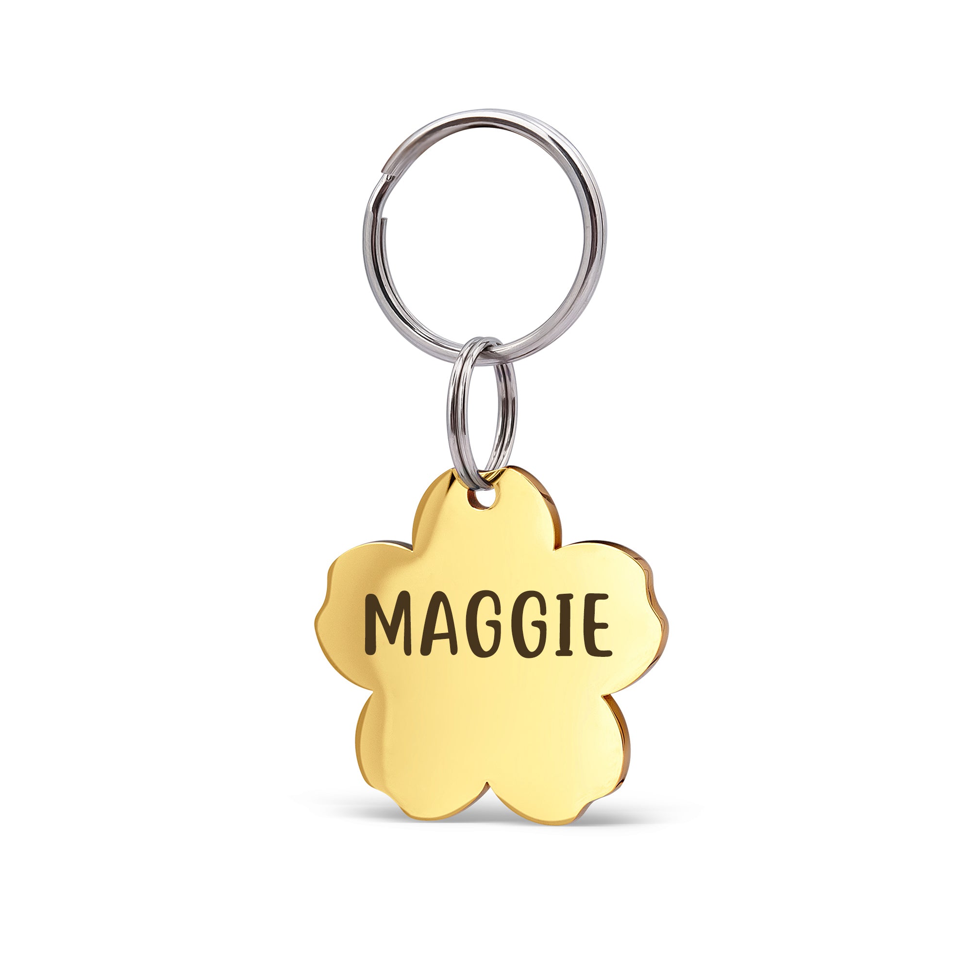 Cherry Blossom Pet ID Dog Tag