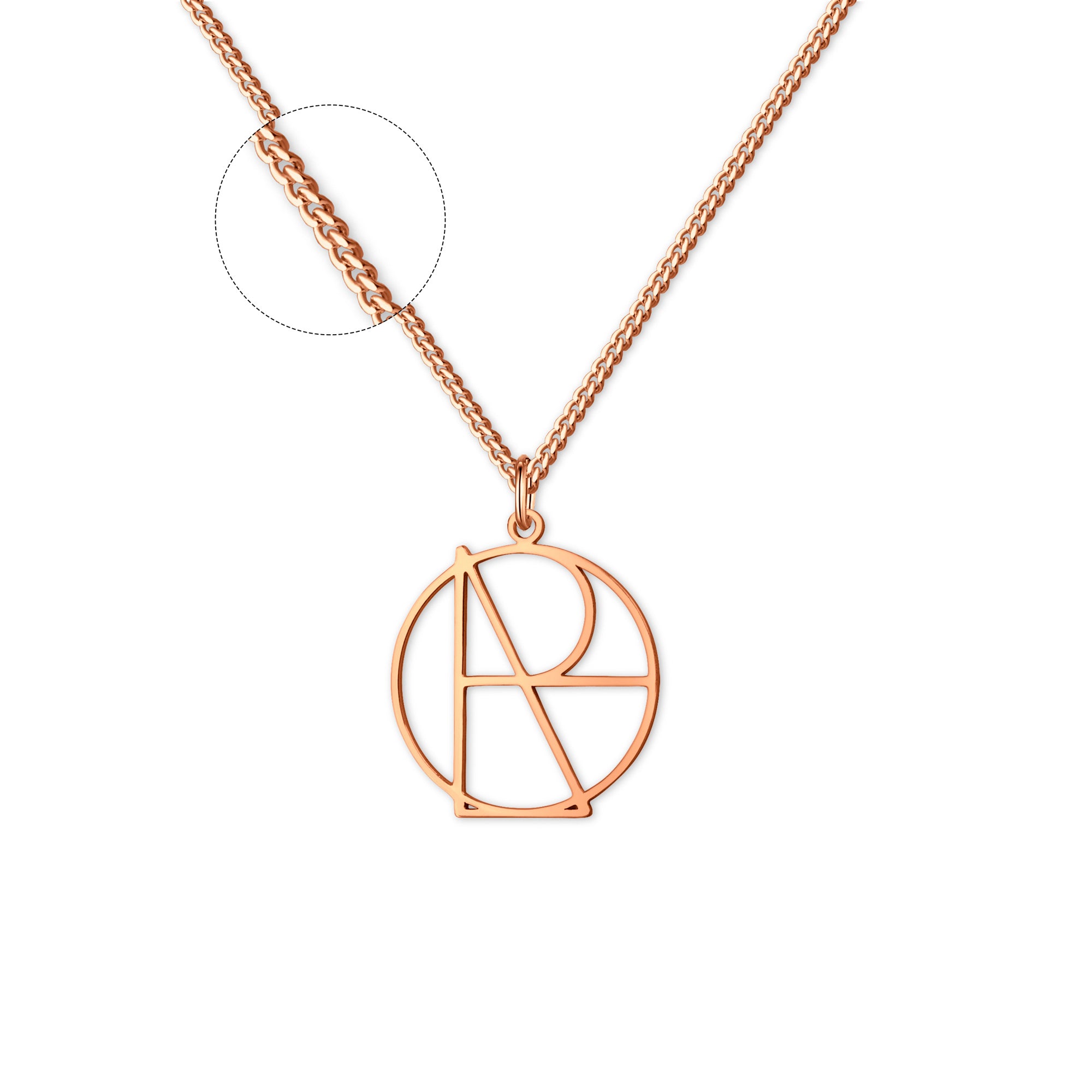 Unique Design Name Logo Necklace