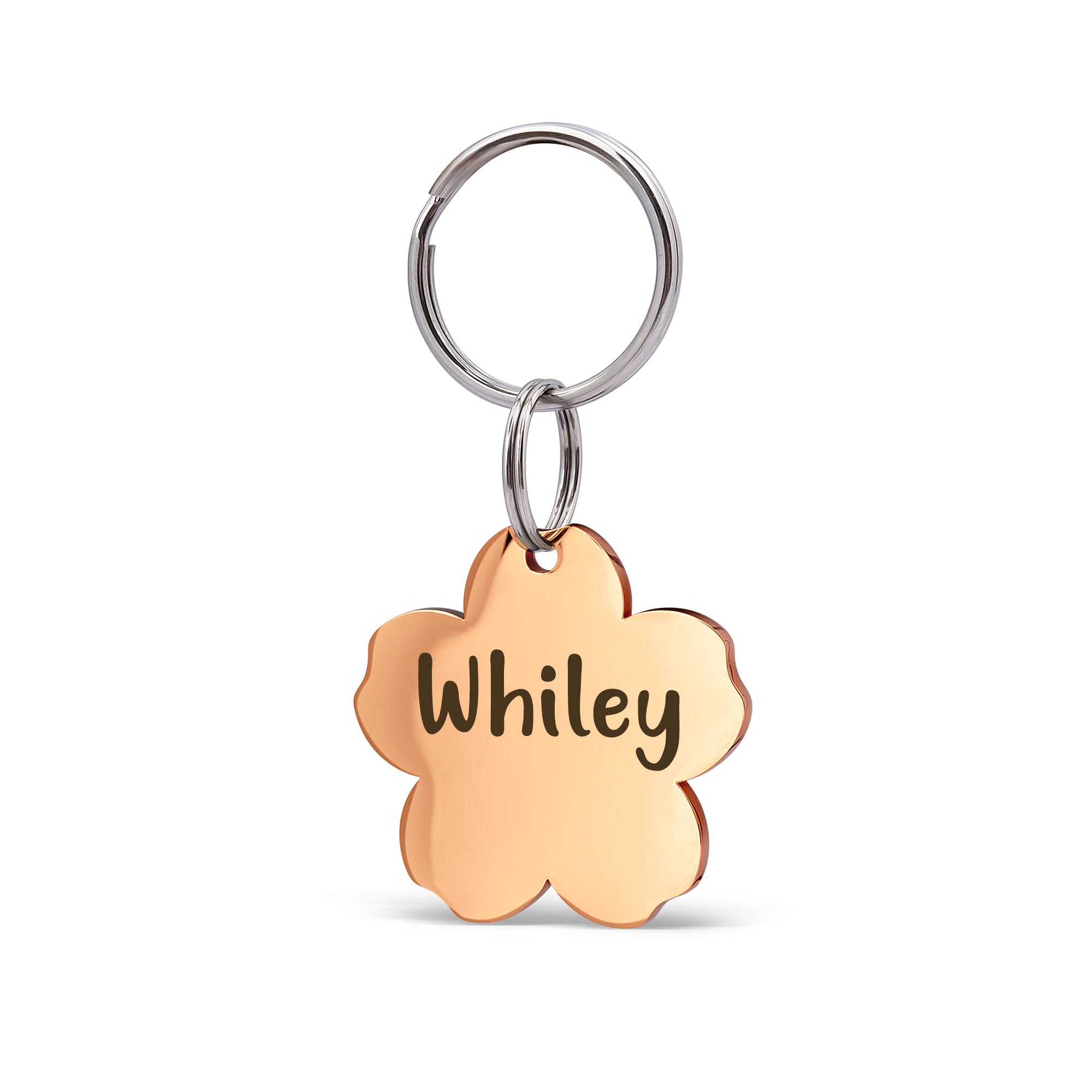 Cherry Blossom Pet ID Dog Tag
