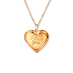 I Love You Heart Photo Locket