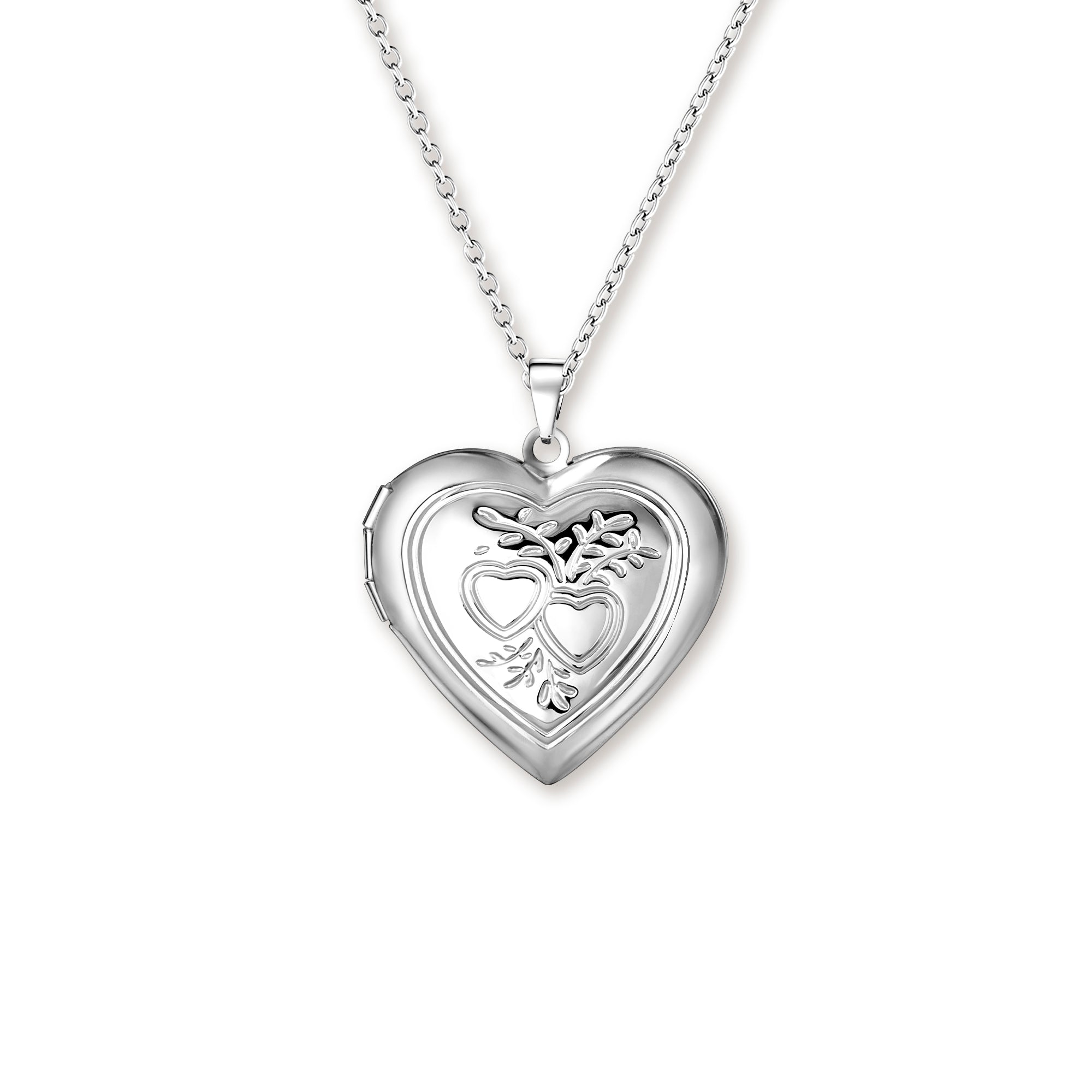 Double Hearts Pet Photo Locket