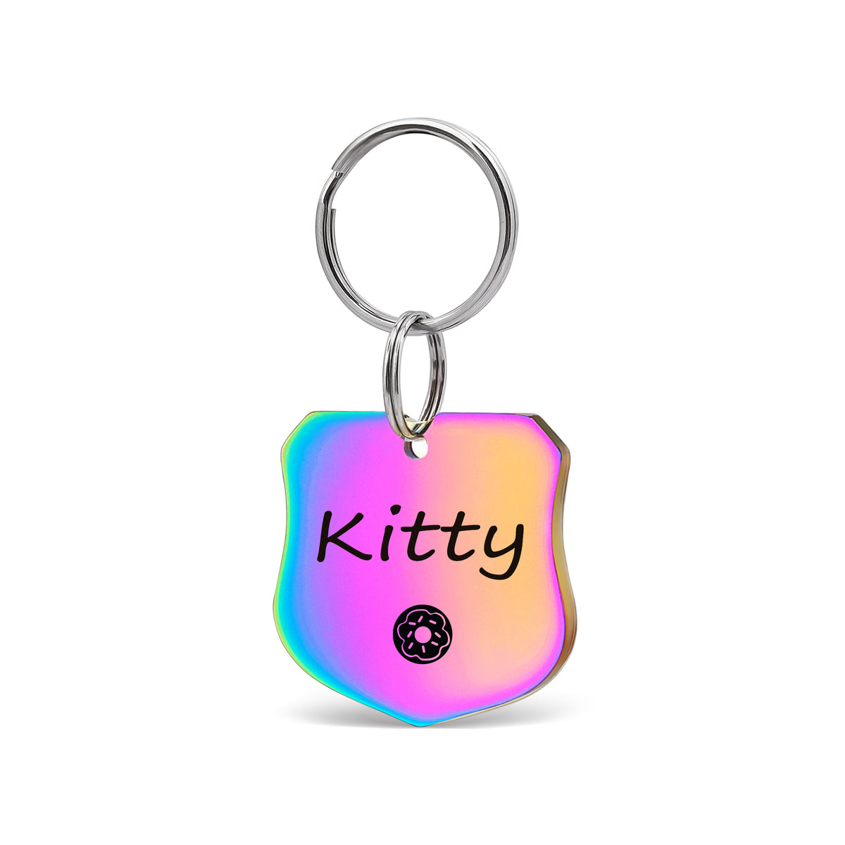 Custom Police Shield Shaped Pet ID Dog Tag