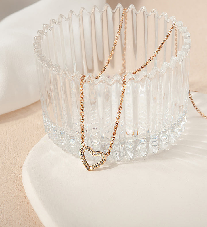 For my Beautiful Wife Crystal Heart Valentine's Day Gift Set