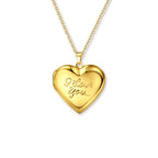 I Love You Heart Photo Locket