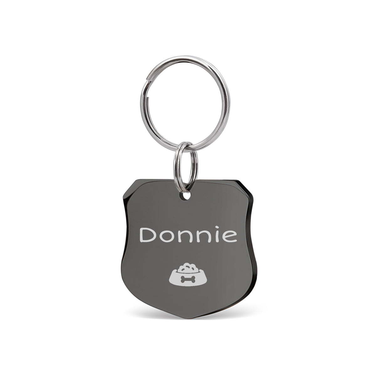 Custom Police Shield Shaped Pet ID Dog Tag