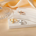 Personalized Oval Pet Portrait Ring