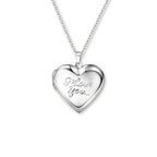 I Love You Heart Photo Locket