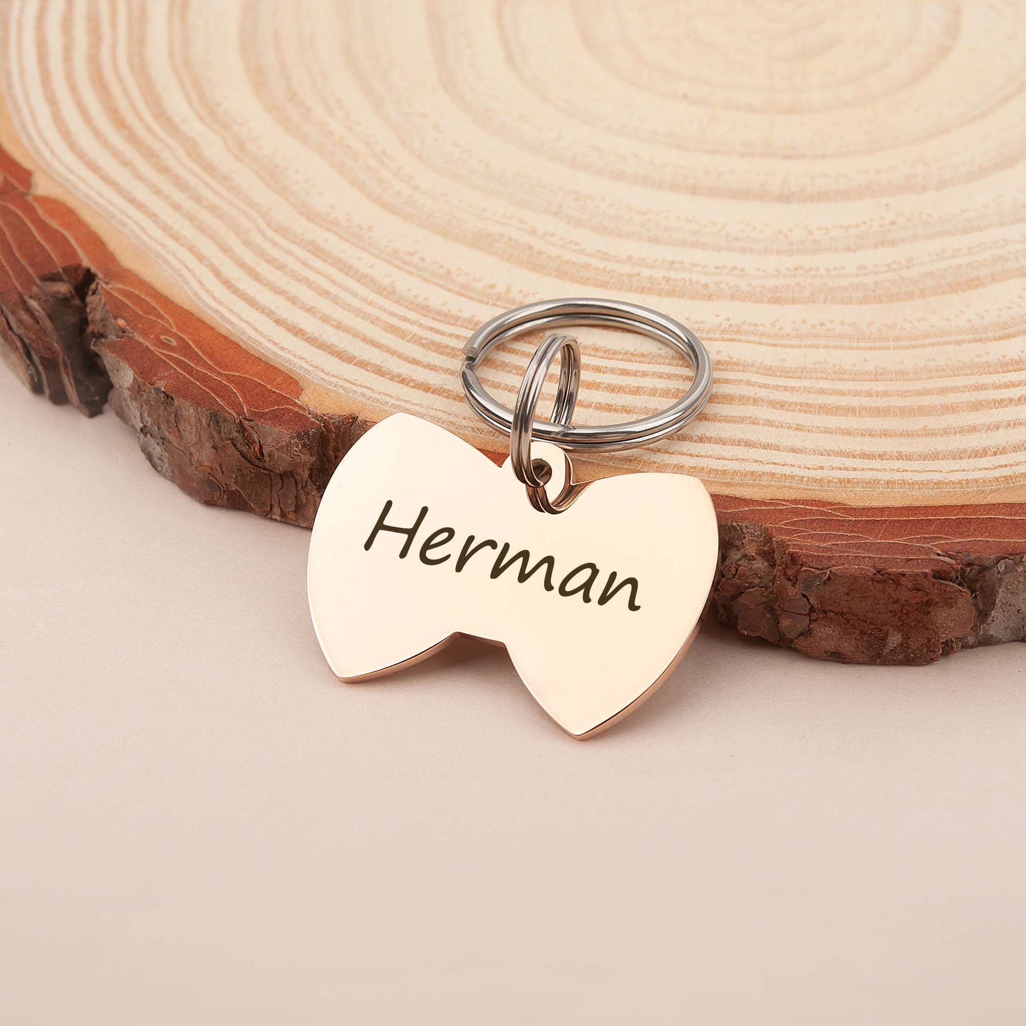 Bow Tie Pet ID Dog Tag