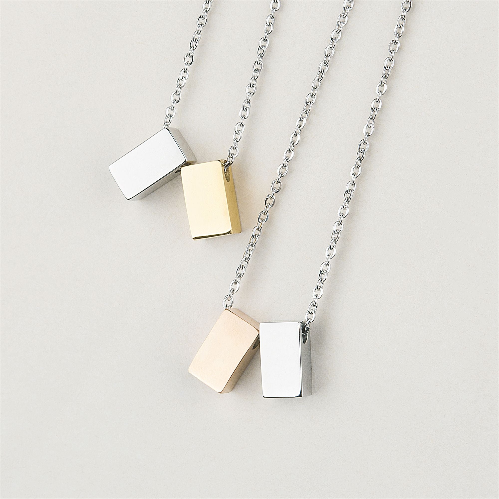 Three Generations Multi Cube Necklace Gift Set