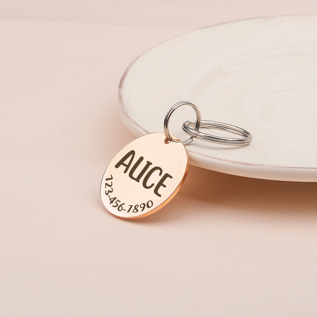 Round Pet ID Tag