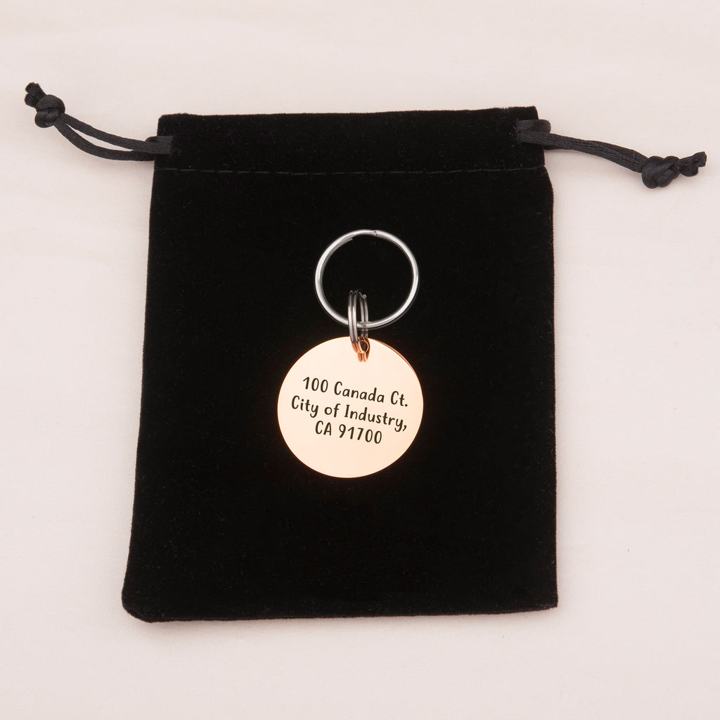 Round Pet ID Tag