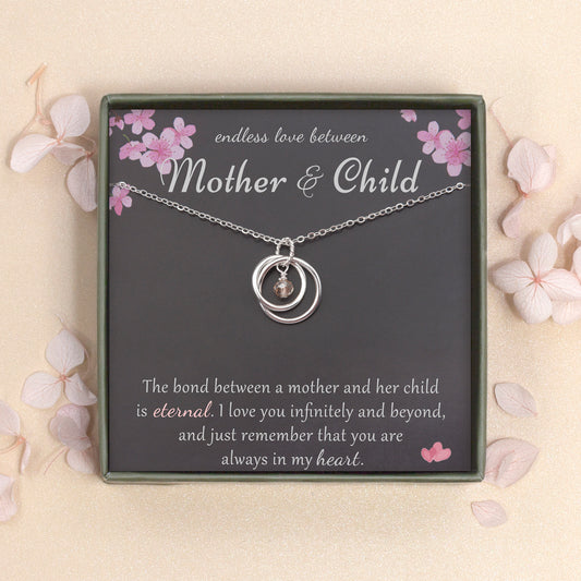 Mother and Child Circles Necklace