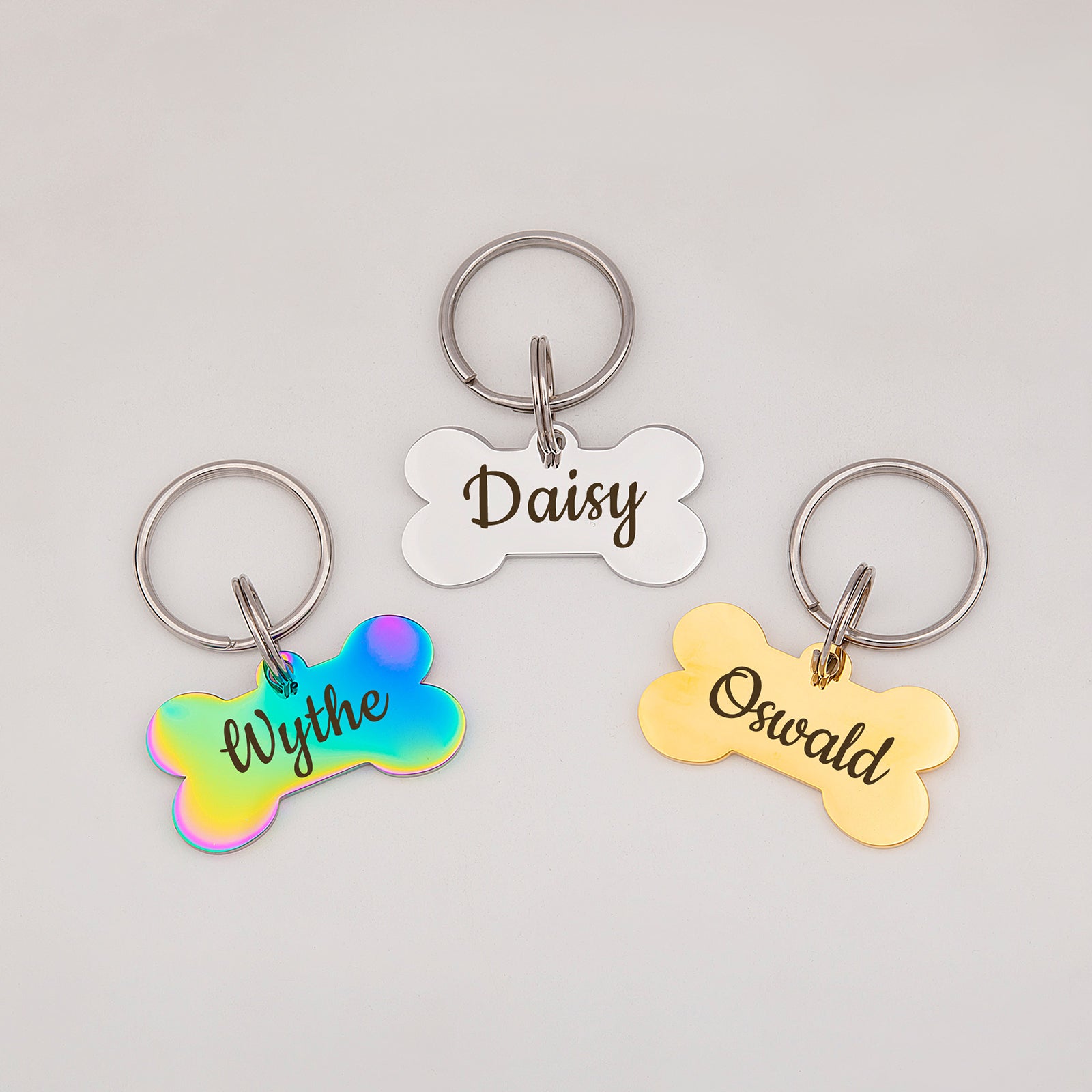 Dog Bone Pet ID Dog Tag