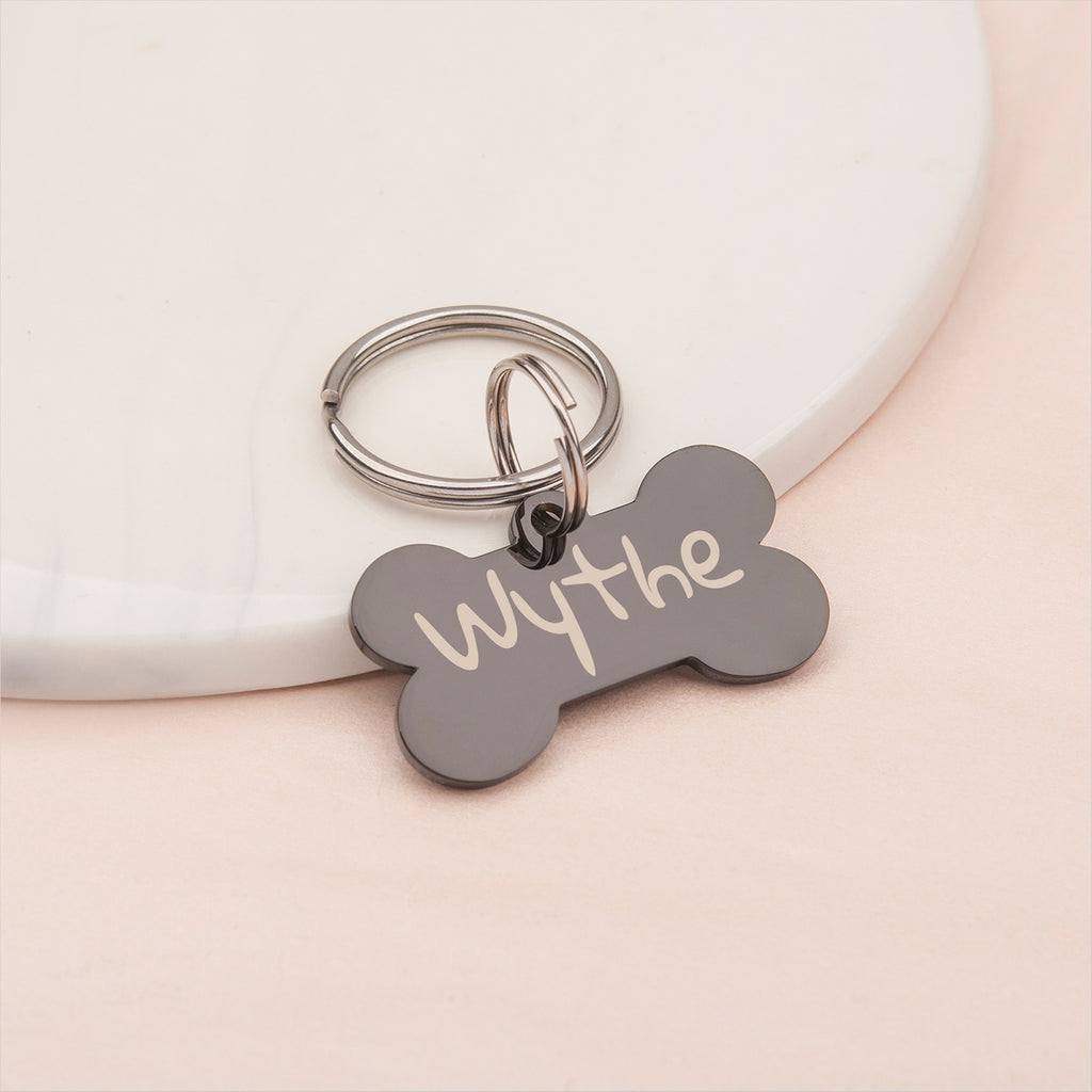 Dog Bone Pet ID Dog Tag