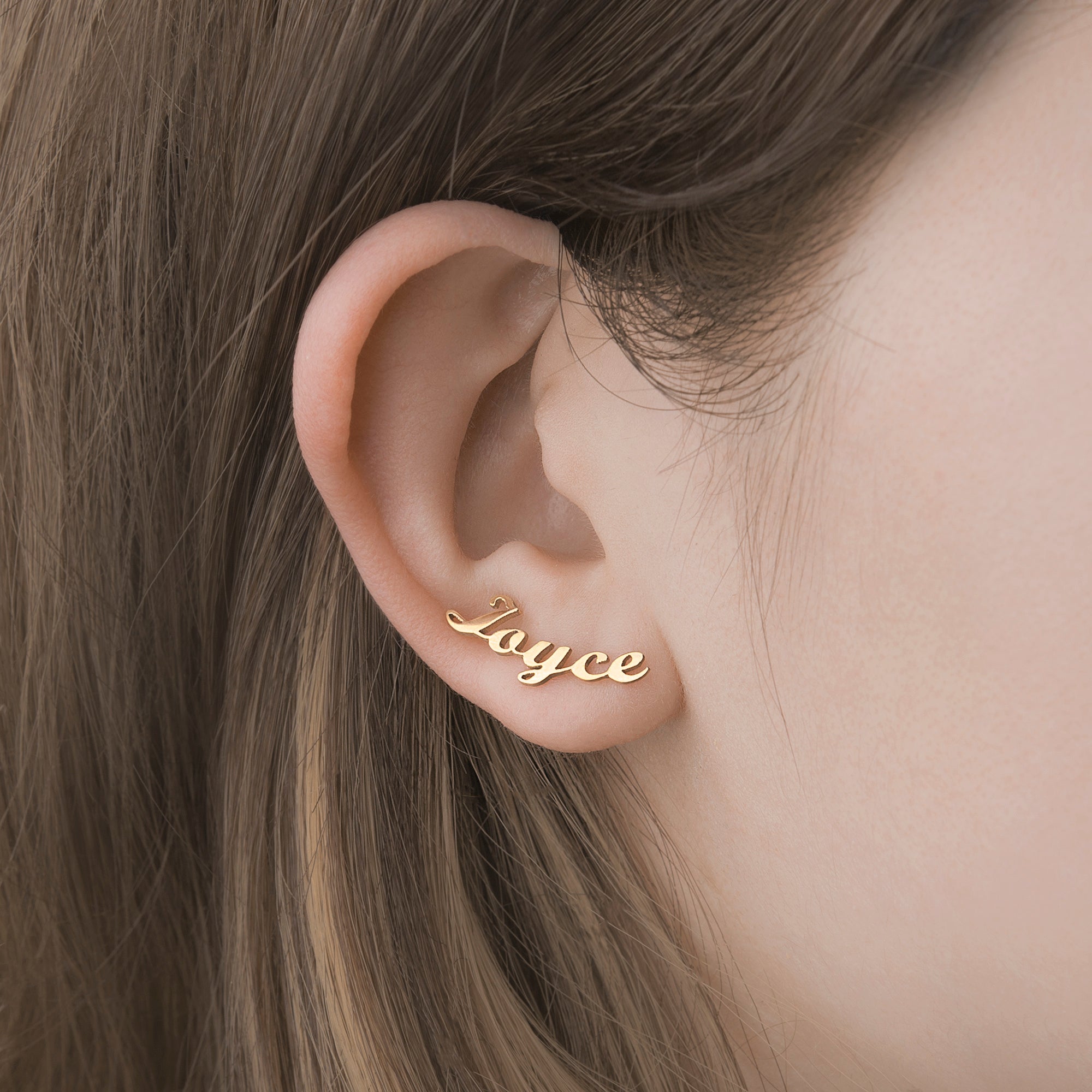 Custom Name Cutting Earring