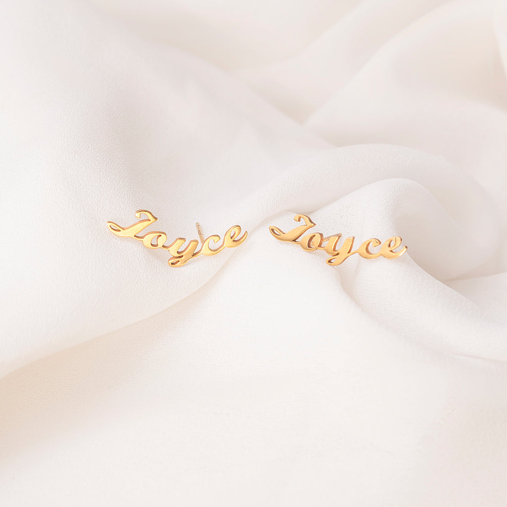 Custom Name Cutting Earring