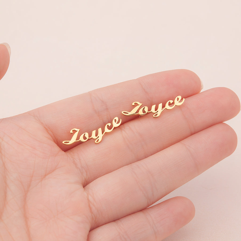 Custom Name Cutting Earring