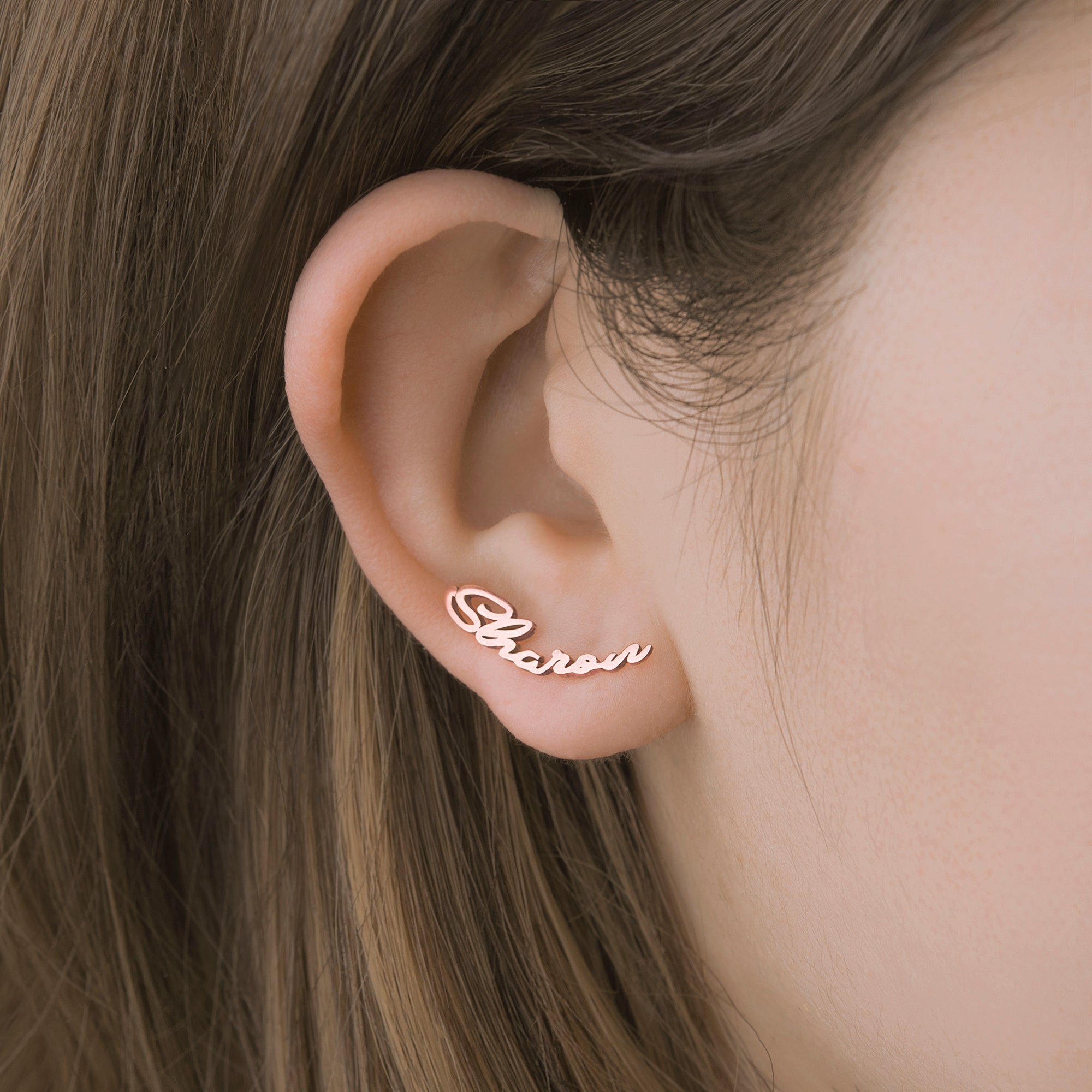 Custom Name Cutting Earring