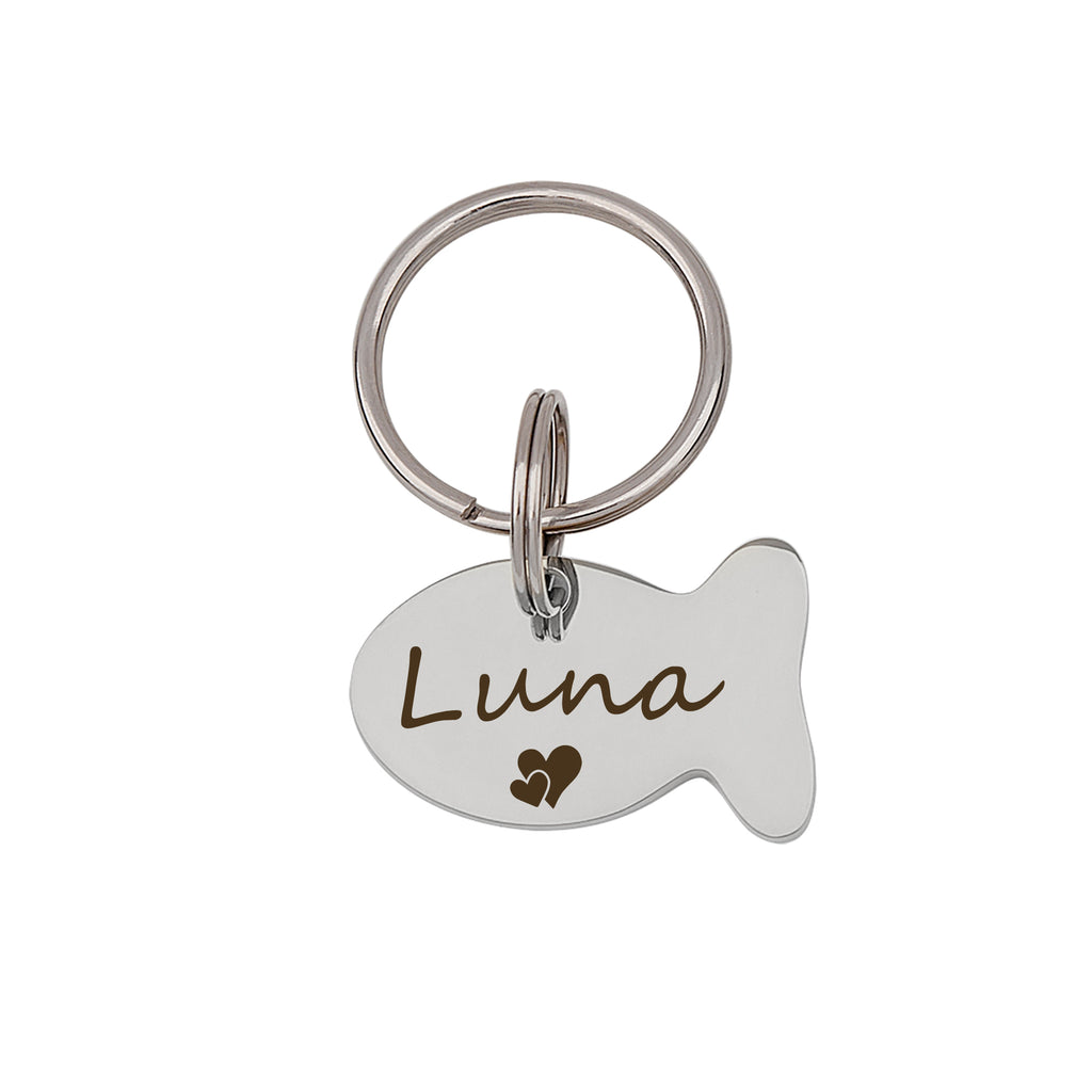 Custom Fish Shaped Pet ID Tag