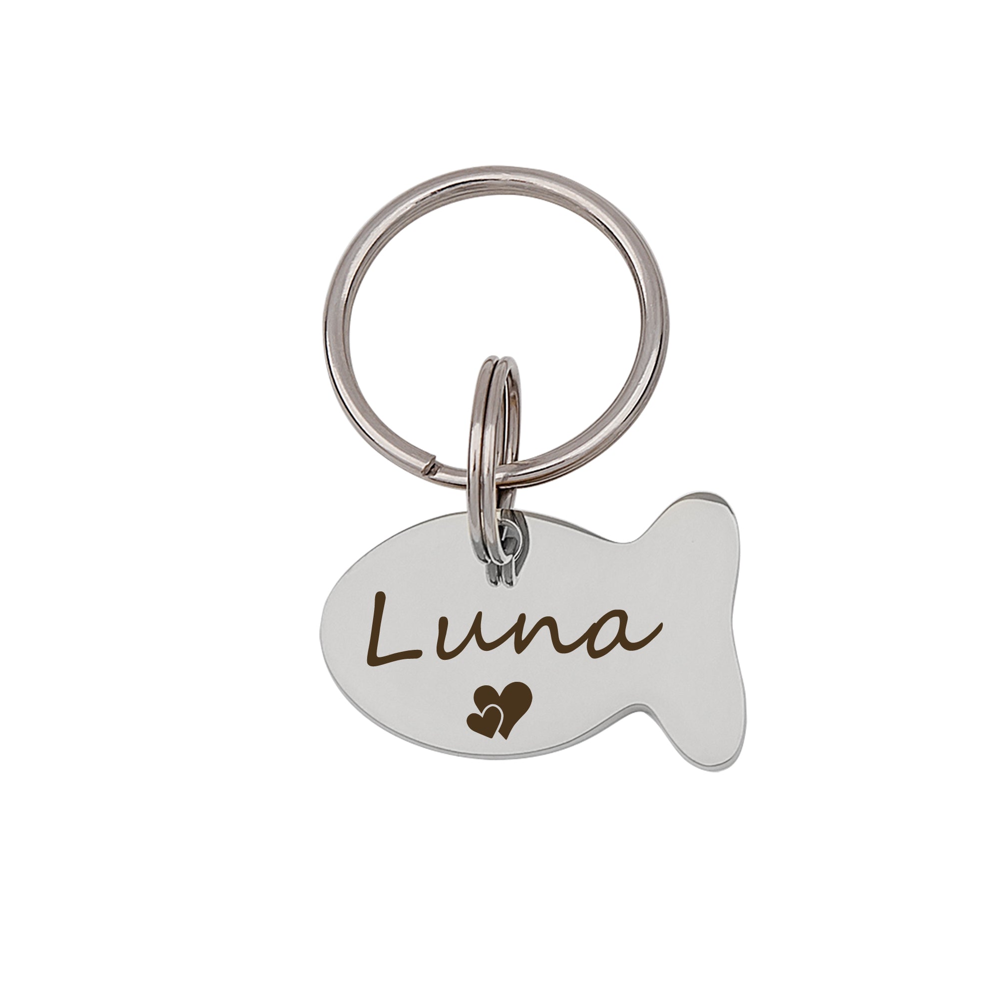Custom Fish Shaped Pet ID Tag