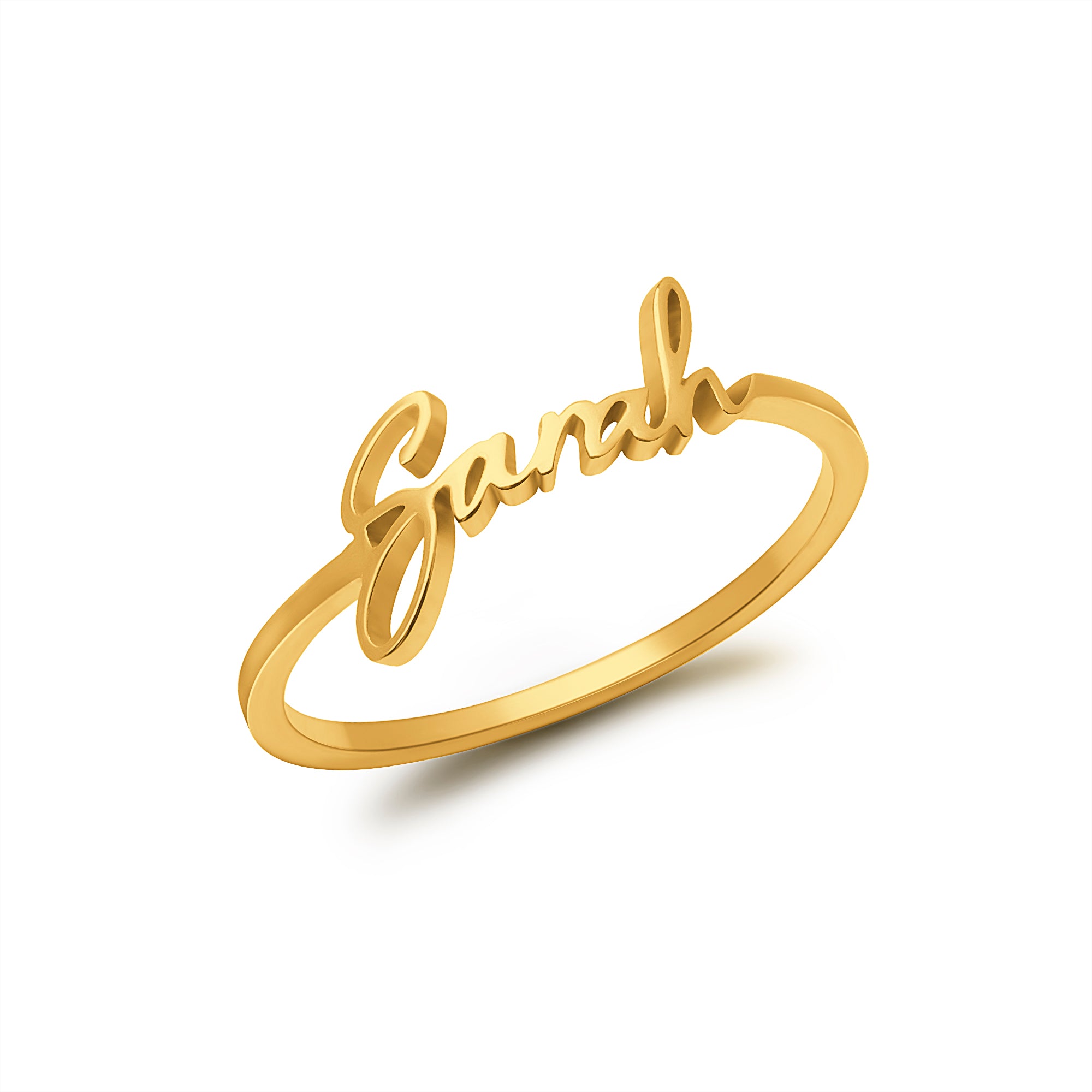 Custom Sterling Silver Name Ring