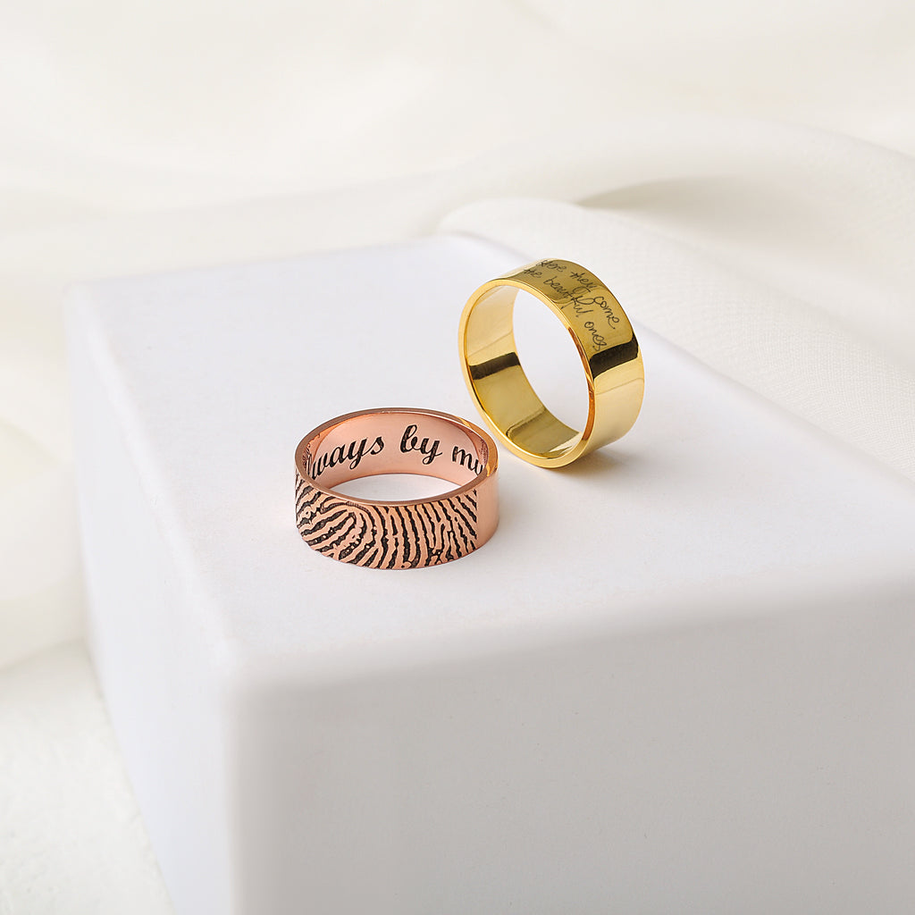 Custom Fingerprint Rings Custom Fingerprint Ring – Anavia Jewelry & Gift