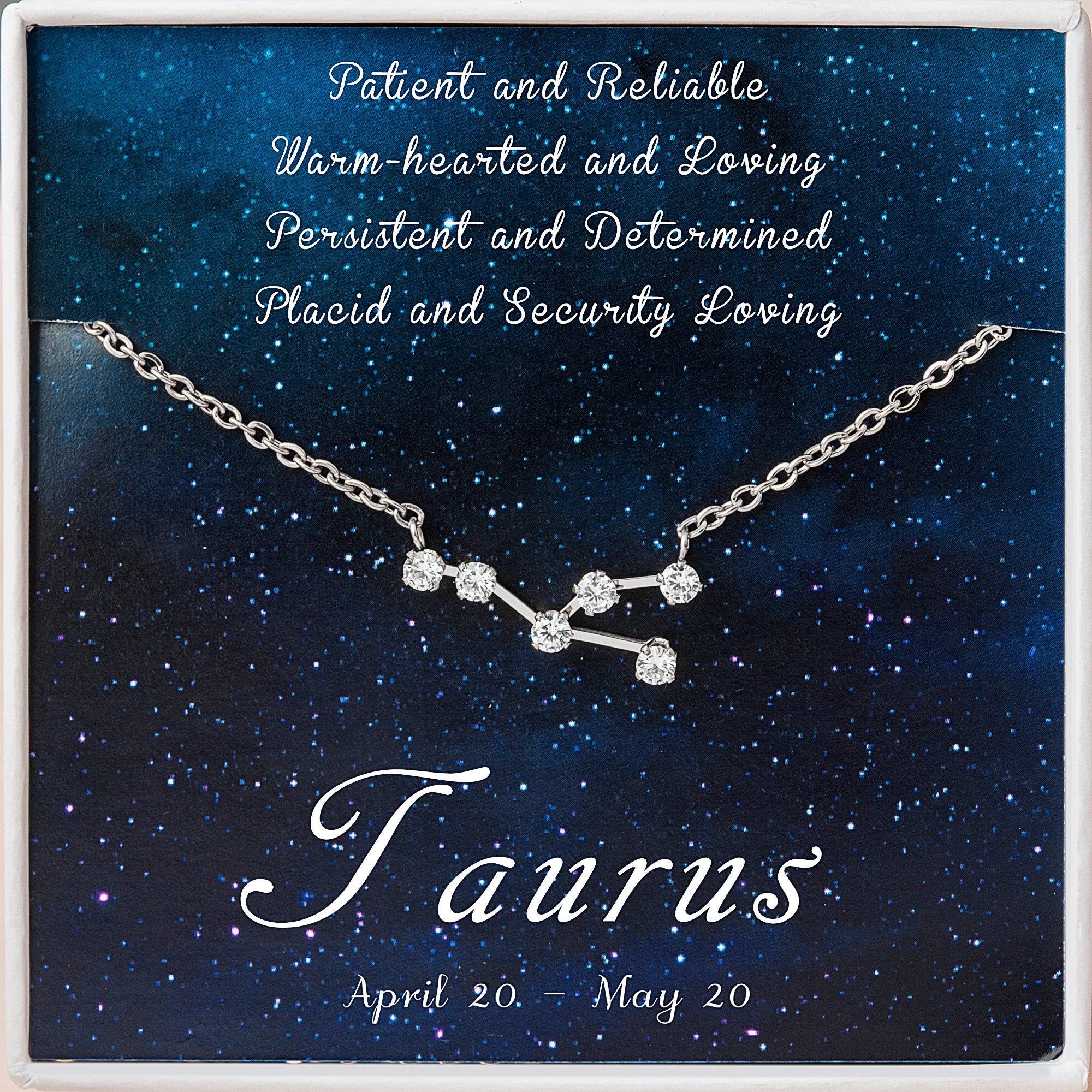 Zodiac Constellation Astrology Necklace