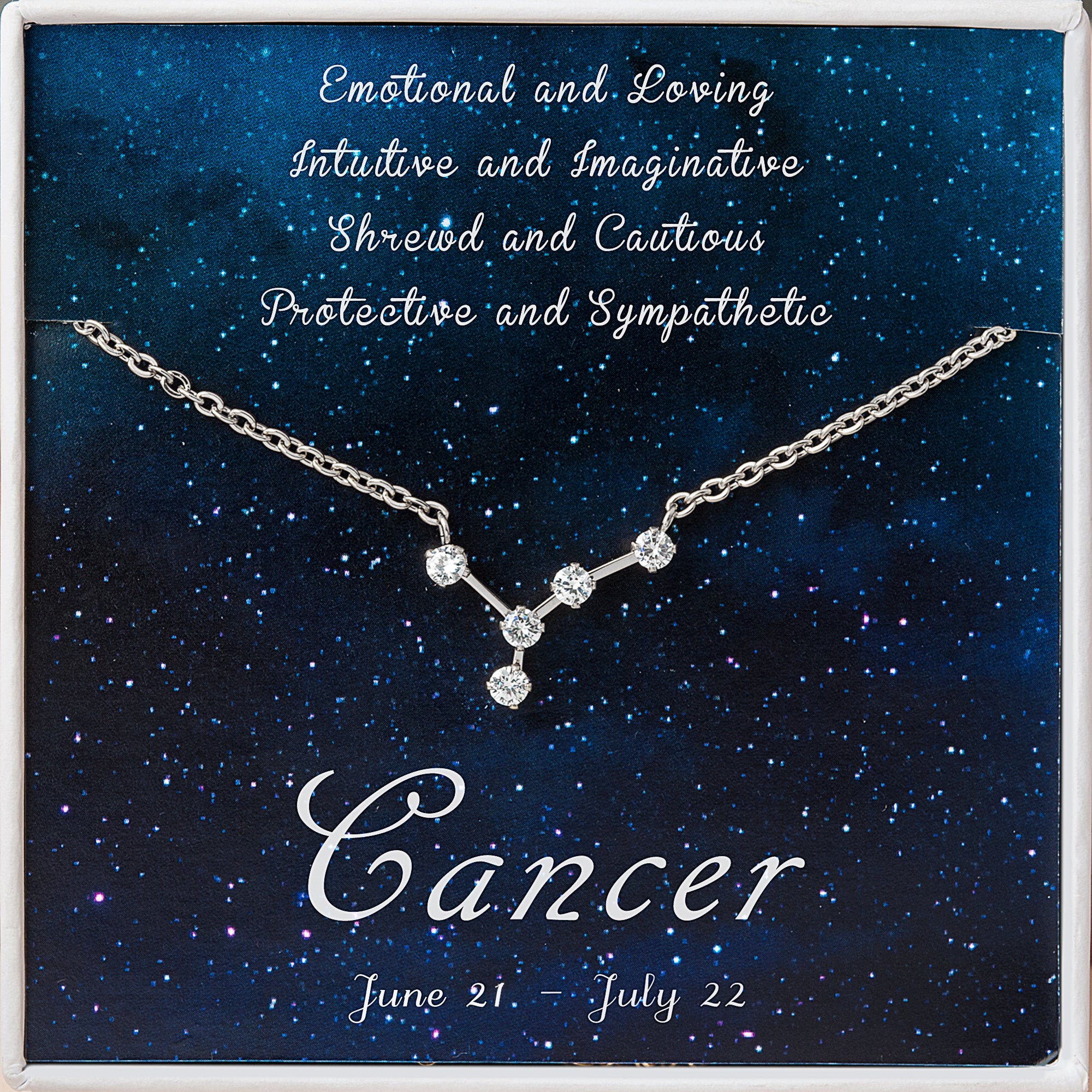 Zodiac Constellation Astrology Necklace