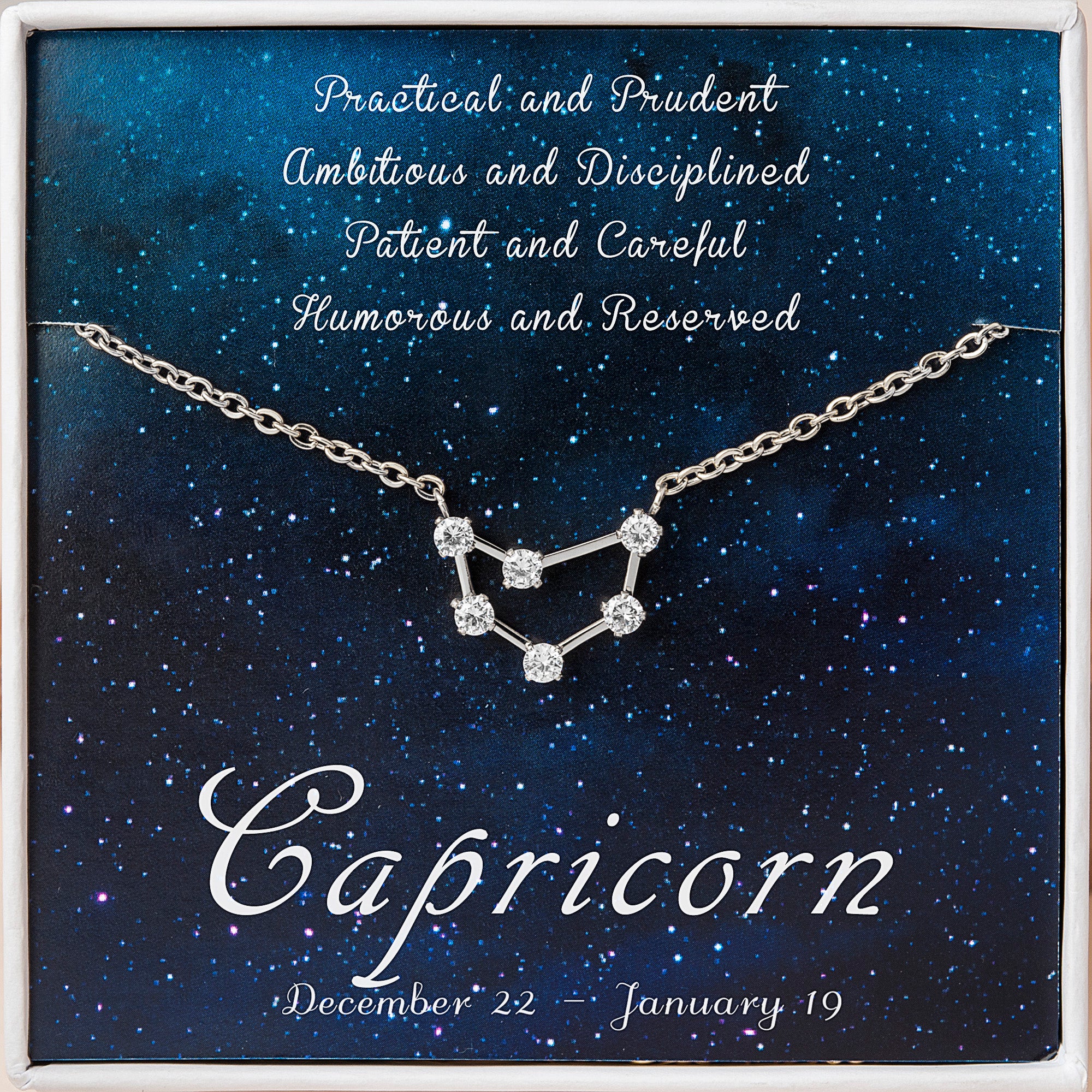 Zodiac Constellation Astrology Necklace