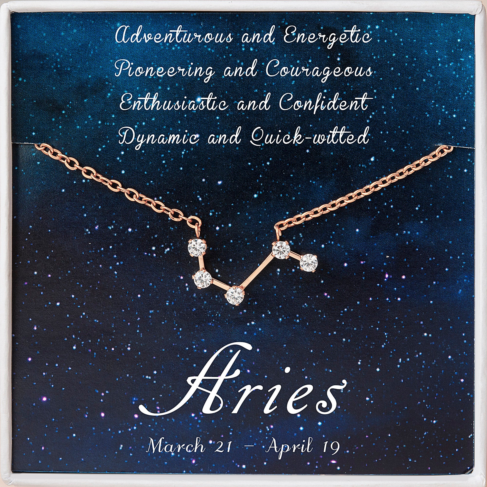 Zodiac Constellation Astrology Necklace