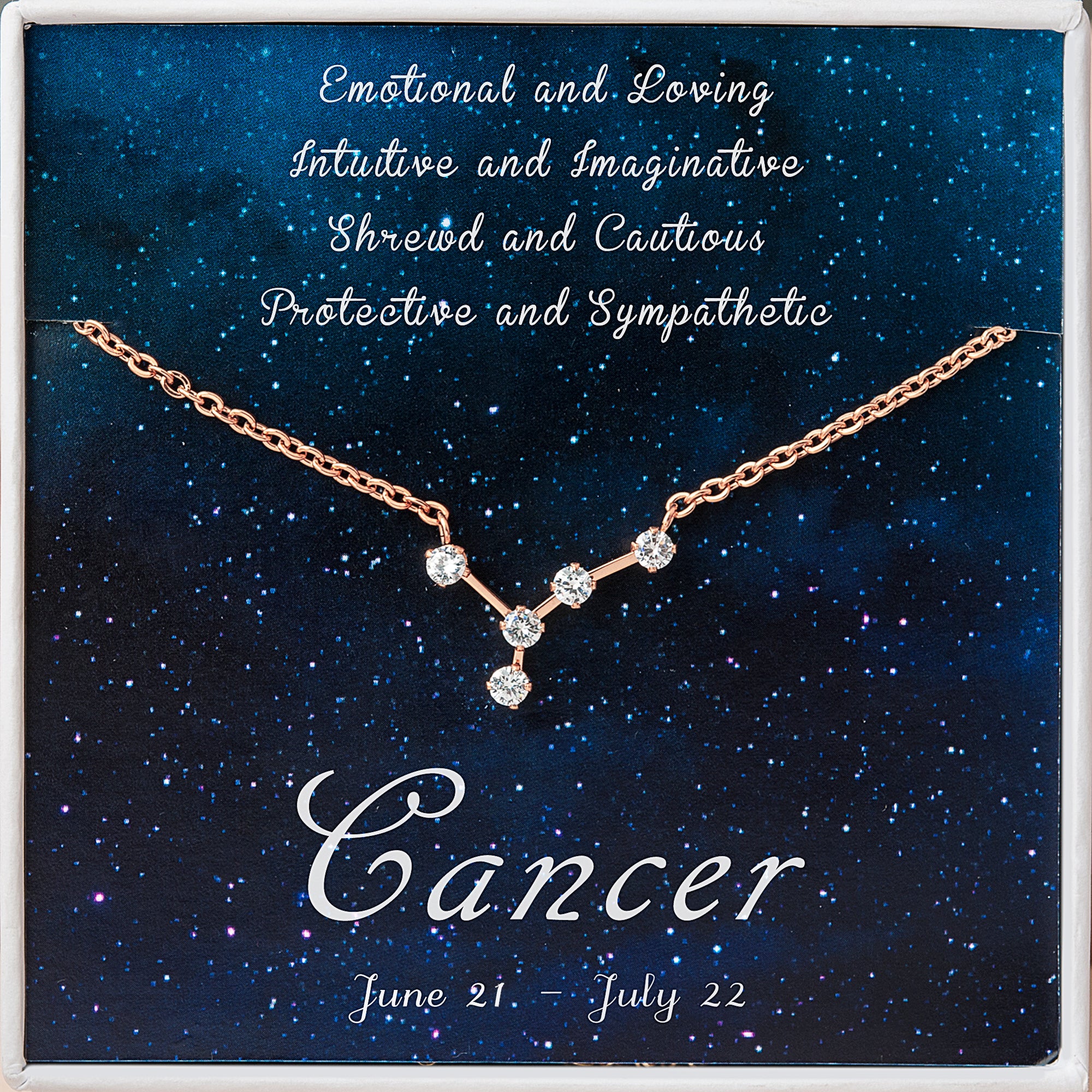 Zodiac Constellation Astrology Necklace