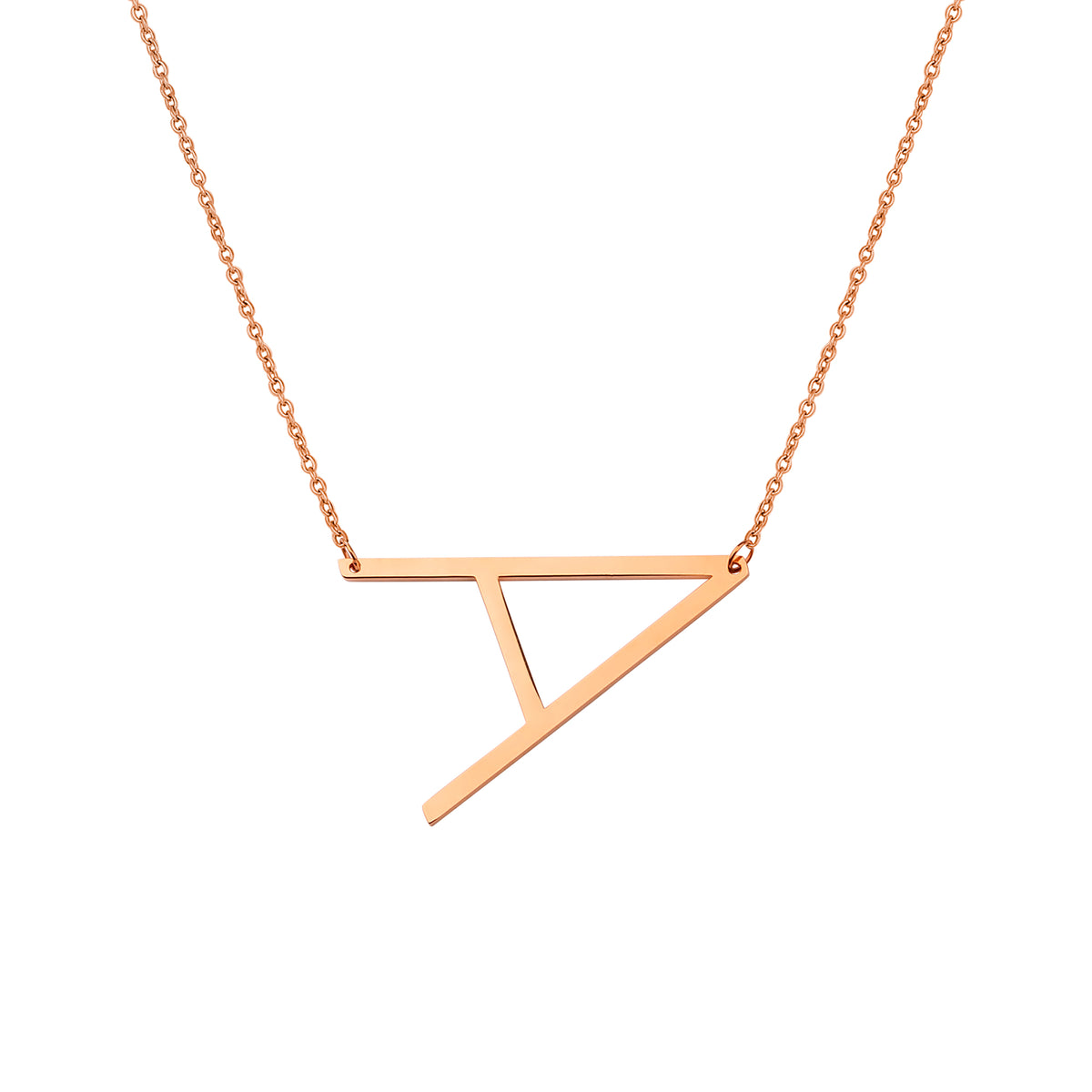 Large Letter Initial Necklace
